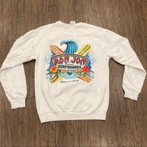 Ron Jon Surf Shop Graphic Crew Neck Sweatshirt S
